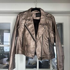 Blank NYC Metallic Moto Jacket LIKE NEW